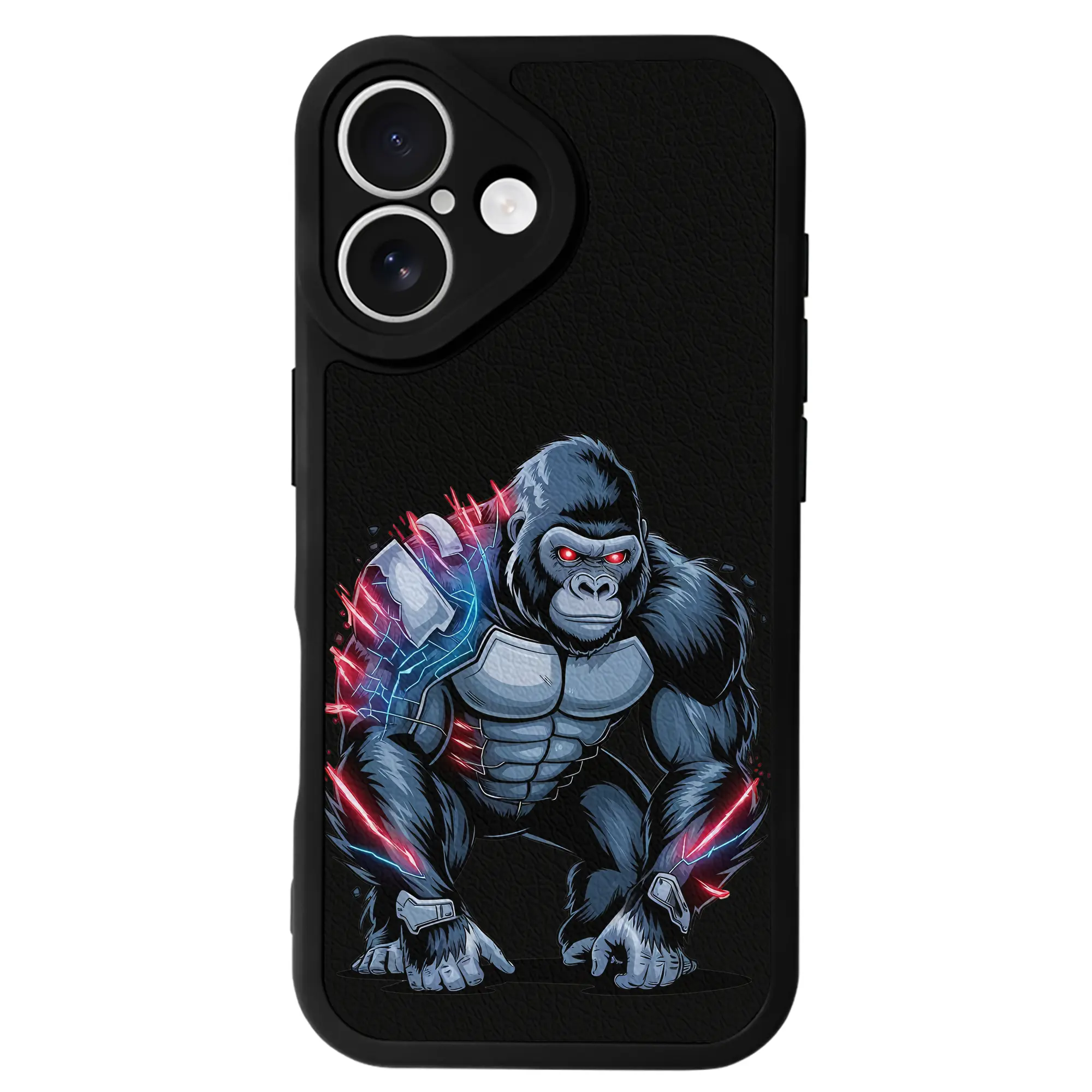 ゴジラ グッズ,キングコング - IPhone 16シリーズ対応 ・ シリコンスマホケース ・ レザー調 ・ 高精度フィット ・ 耐衝撃 ・ ワイヤレス充電対応 ・ 精密カット